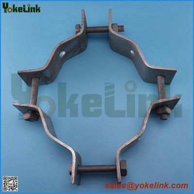 Adjustable round pole band