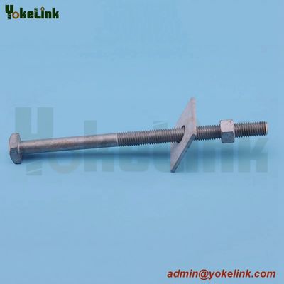 High tensile HDG ANSI C135.10 machine bolt For Electrical Utilities Hardware