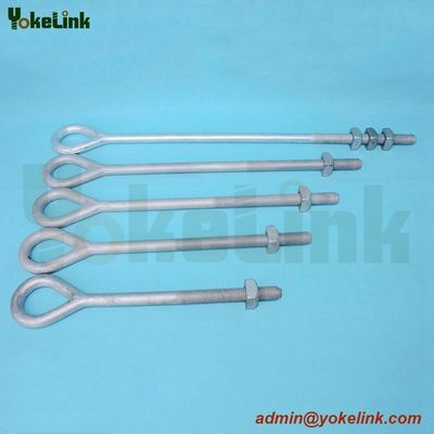 High Quality Forged galvanized  ANSI C135.1 Oval Eye bolt For  Rigging hardware