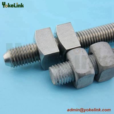 Hot dip galvanized All Threaded Rods /Double Arming Bolts with nut