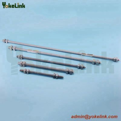 heavy duty galvanized mild steel Double Arming Bolts