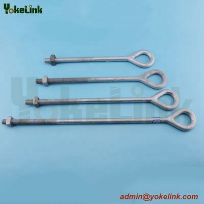 Hot dip galvanized Forged oval eye bolt