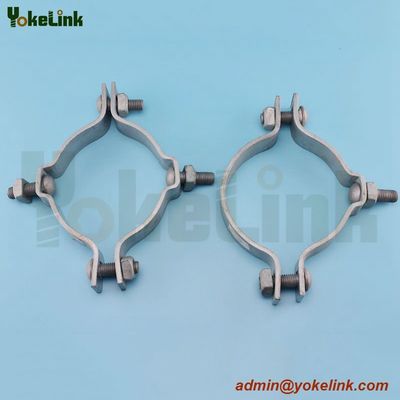 China manufacture hot dip galvanized pole band clamp with low price