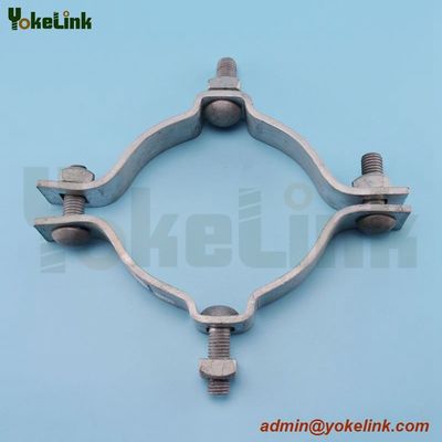 China manufacture hot dip galvanized pole band clamp with low price
