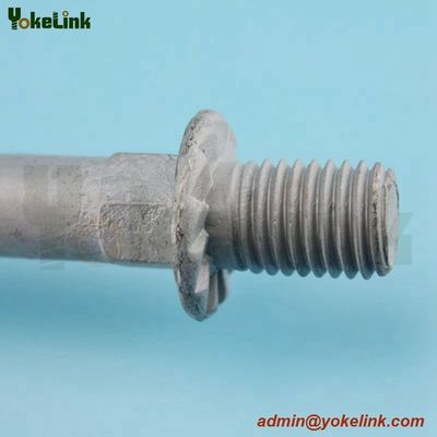Porcelain line post insulator bolt with long stud