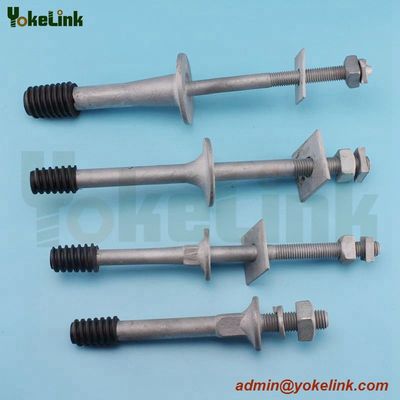 high low voltage forged steel pin for ANSI  55-3 Porcelain Insulators