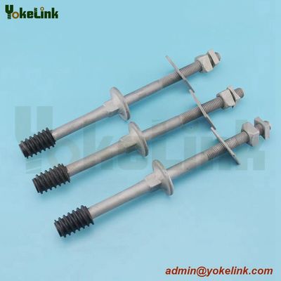 high low voltage forged steel pin for ANSI  55-3 Porcelain Insulators