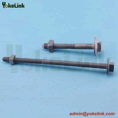 5/8'' brace bolt with hex nut for pole line hardware