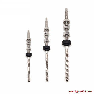 Stainless Steel Solar Hanger Bolts For PV Module Roof Mounting System