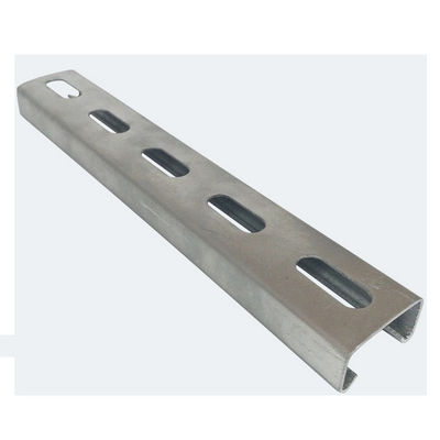 Metal Strut Channel With Slotted Back | Half-Slot Steel U-Channel
