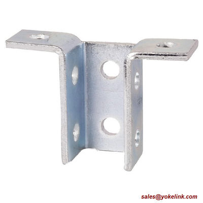 Wing Shape 90 Degree Welded Connector Support Fitting For Strut Channels