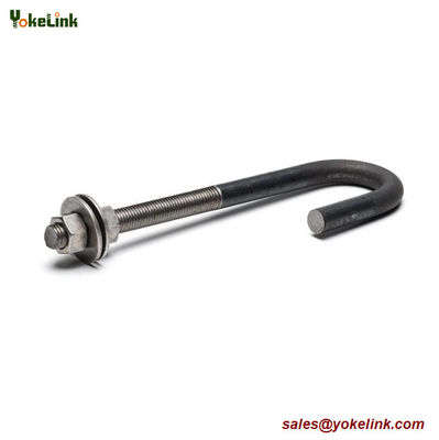 High Strength J Type Foundation Anchor Bolt, Shaped Anchor Bolts