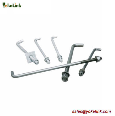 Astm F1554 Gr 36 55 105 Anchor Bolts Foundation Bolts L Type M16 M20 M22