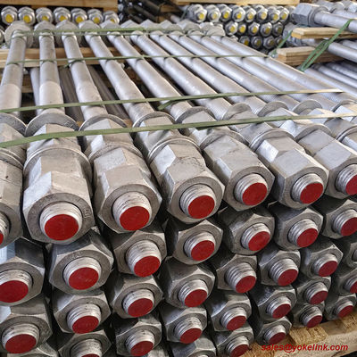 ASTM F1554 A36 Foundation Bolt Anchor Rods With High Tensile Nuts
