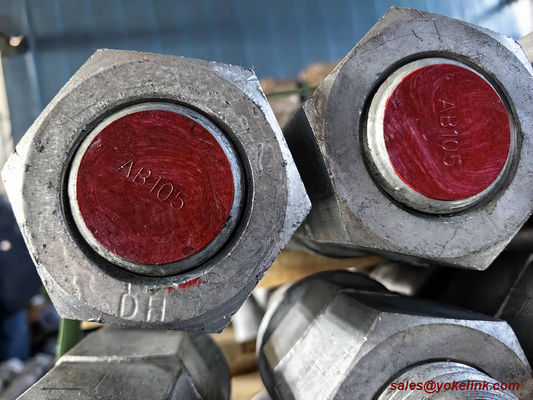 ASTM F1554 Grade 105 Studs Hot Dip Galvanized Structural Bolt