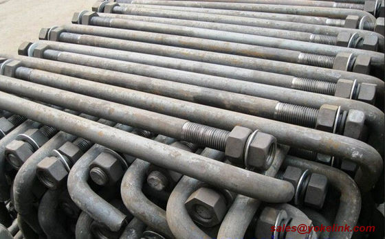 High Strength J Type Foundation Anchor Bolt, Shaped Anchor Bolts