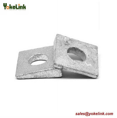 7/8" Grade F436 Square Beveled Structural Hardened Washer DIN 434 Bevel Washer