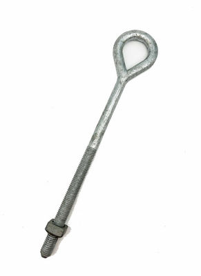 5/8" X 6 ' Oval Eye Bolt Utility Pole Anchor Rod
