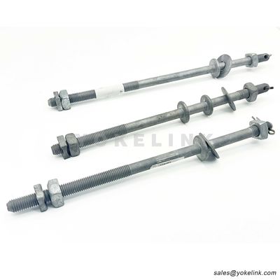 ANSI C135.31 Single Upset Spool Bolt 5/8'' x 12'' for poleline Hardware