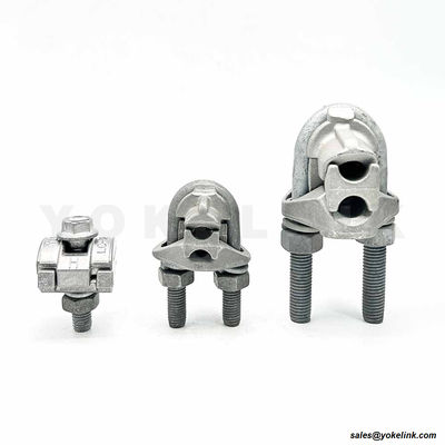 LC52AX Parallel Groove Aluminum Clamp Single Center 3/8 Bolt