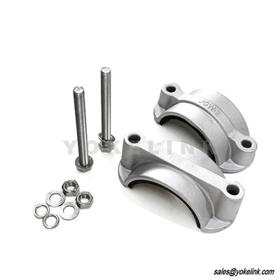 High Voltage Cable Rubber Lined Aluminium Single Cable Cleat