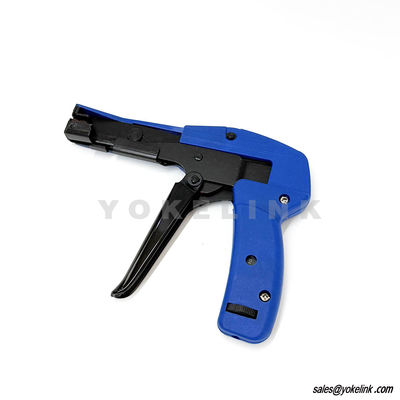 Adjustable Powerful Fastening Tightening Tension with Built-in Flush Cutter Nylon Cable Zip Tie Install Gun Tool 2.4mm~4.8mm