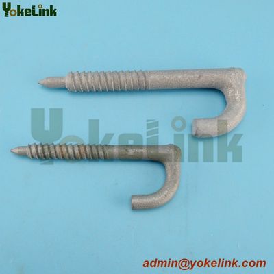 Steel Drive Hook Hot dip galvanized to meet ASTM Specification A153