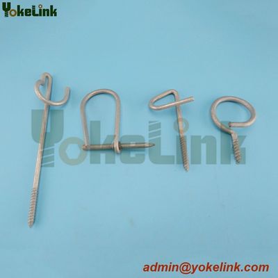 Galvanized carbon steel P House Hook and Drive Hook