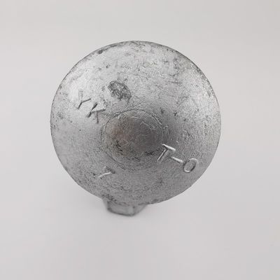 Hot Dip Galvanized Step Bolt with two hex nuts per ASTM A394 Type 0