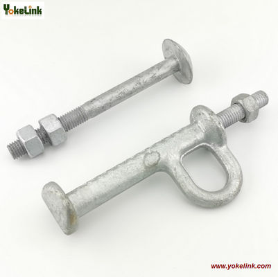 Tower Pole Step bolt with Nut Galvanized for Transmission Tower