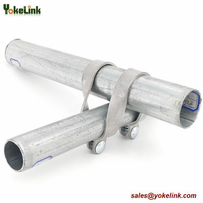 Galvanized Steel Greenhouse Cross Connectors 1.66"X1.315" Purlin Bracket