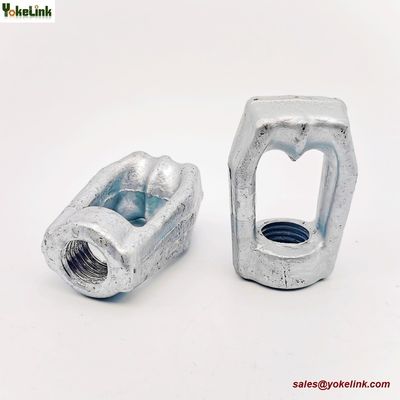 Forged Twin Eye Nut 1" Double Thimble Eye Nut for Poleline Hardware