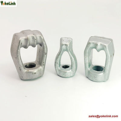 Hot Dip Galvanized Twin Eyenut 3/4 "Double Thimbleye Nut for Poleline Hardware
