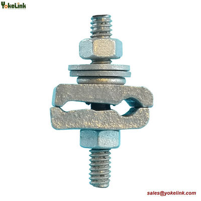 Galvanized D Cable Lashing Wire Clamp 1/4" to 7/16" Strand