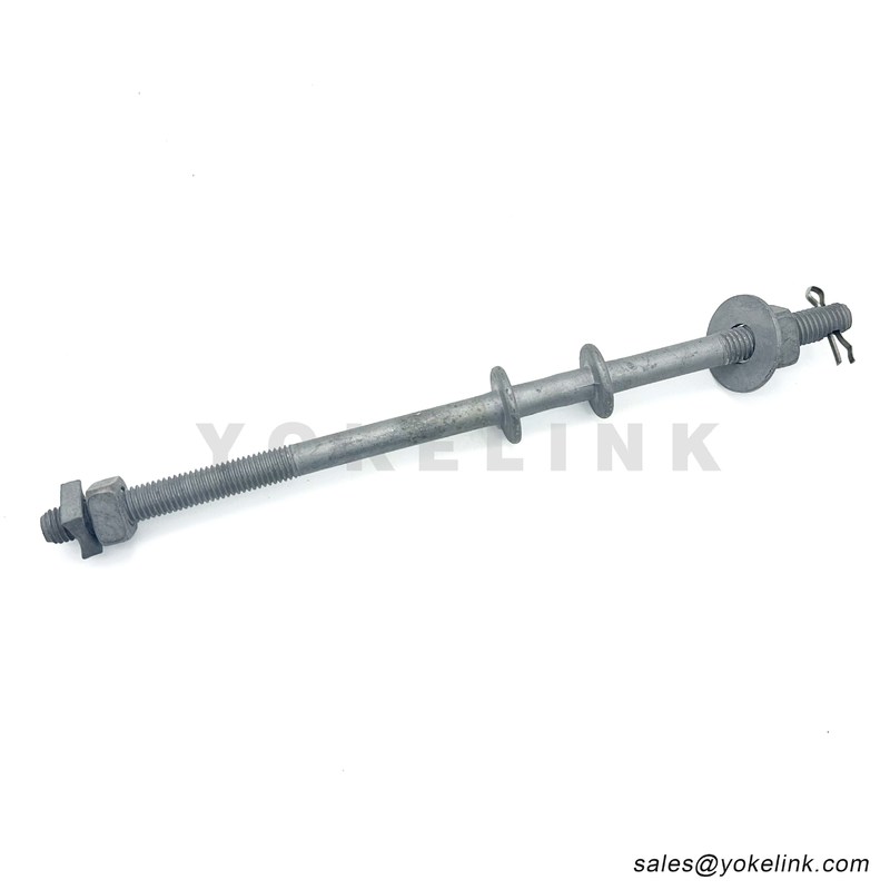 ANSI C135.31 Single Upset Spool Bolt 5/8'' x 12'' for poleline Hardware