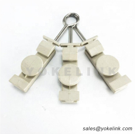 S Adss Ftth Type Anchor Drop Wire Clamp for Aerial Drop Hardware