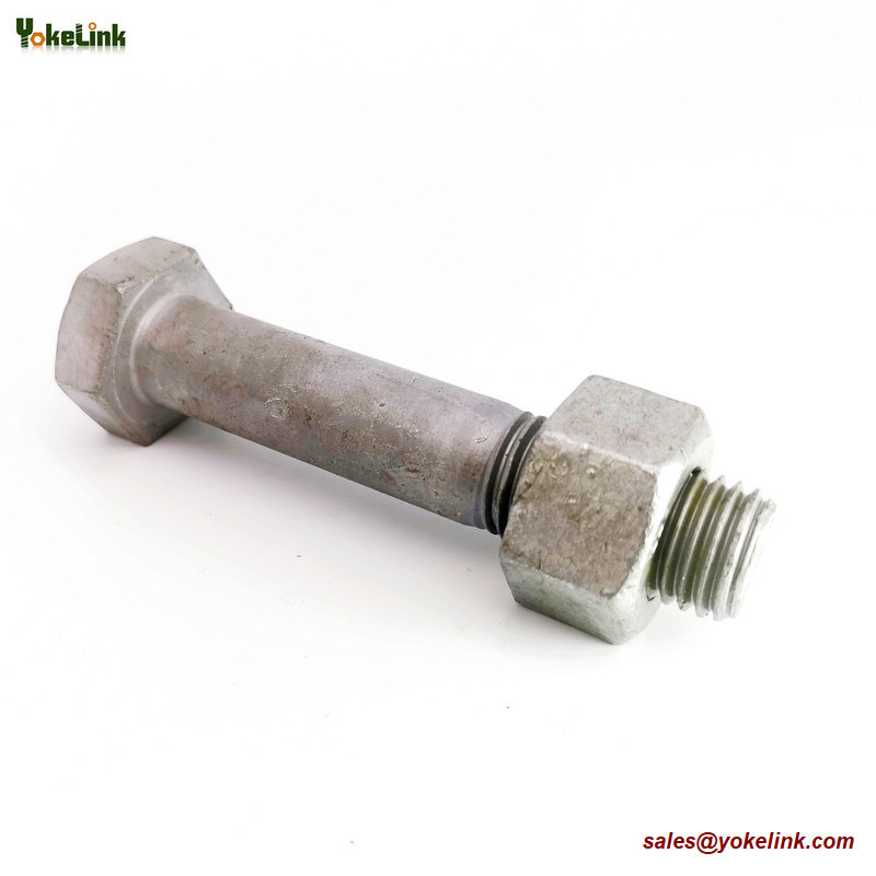 M36 ASTM F3125M Grade A325M Hot Dipped Galvanized Steel Structural Bolt w/A563 DH Nut & F436 Washer